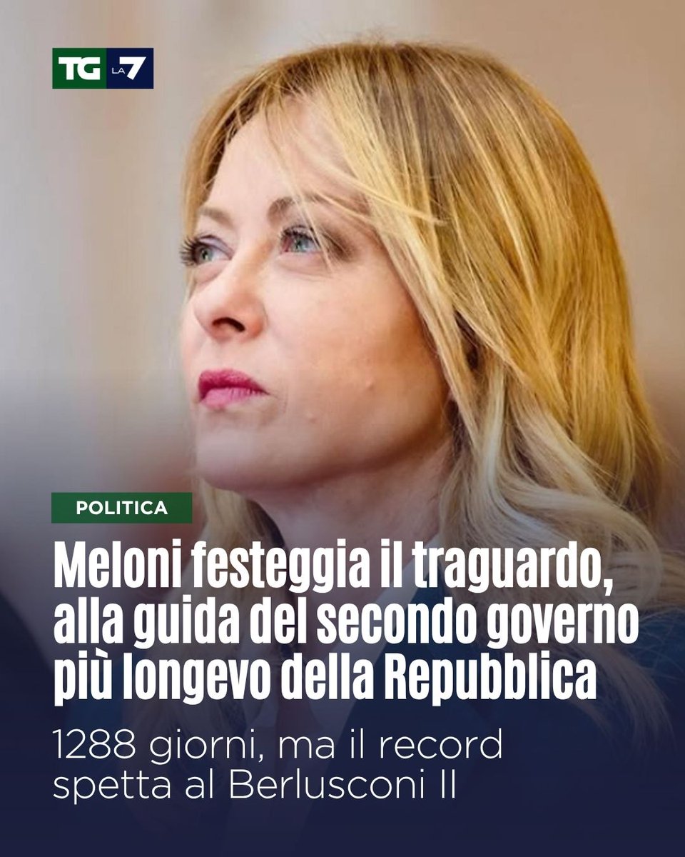 Tg La7 tweet media