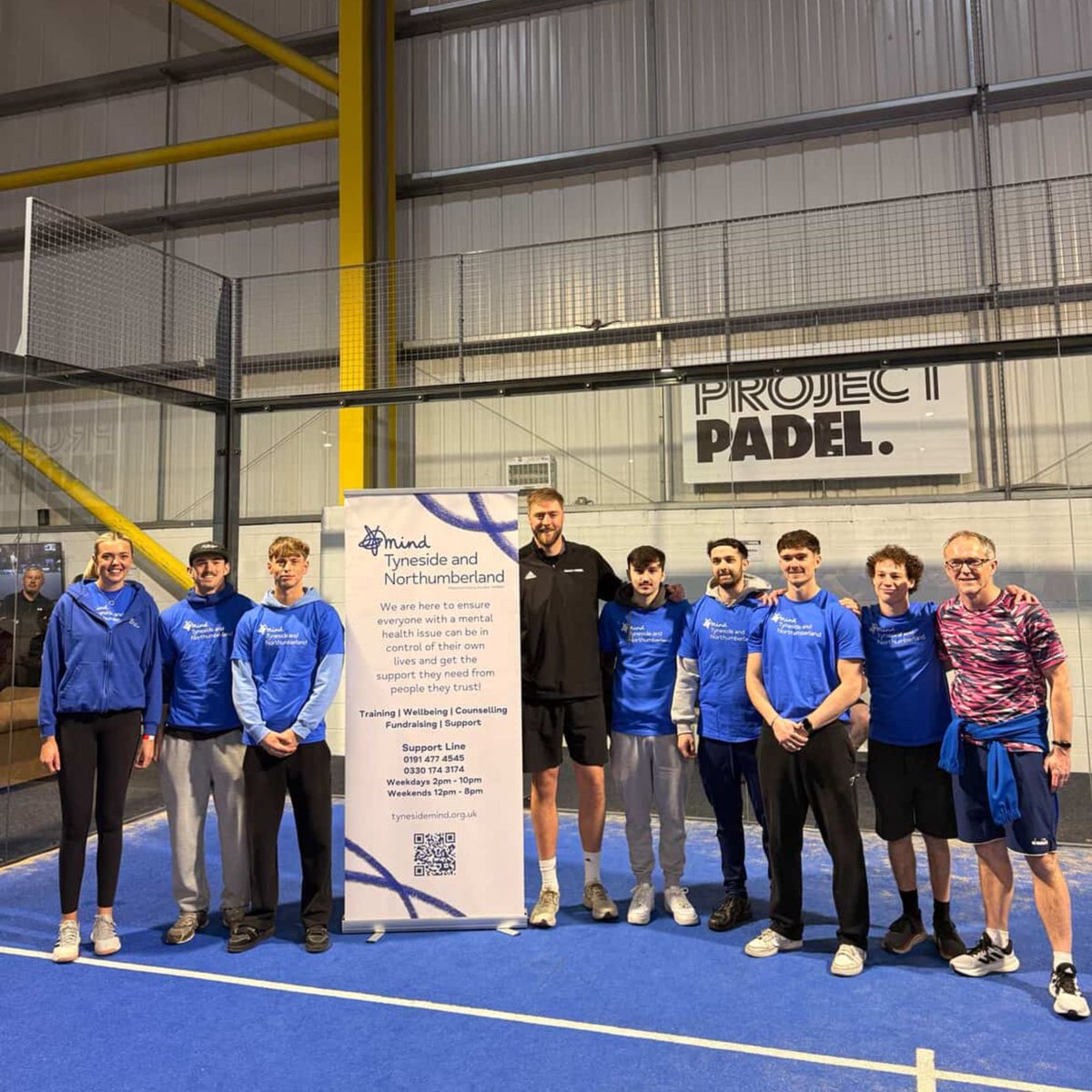 TynesideMind's tweet photo. Big thank you to students Ellis, Aidan, Josh, Noah, Finley and Noe, for hosting a fantastic padel tournament at Project Padel last week, fundraising £1,372.19 for our charity! 🫶💙👏

Feeling inspired to host your own padel event? We would love to hear from you. Get in touch. https://t.co/vozhikMGry