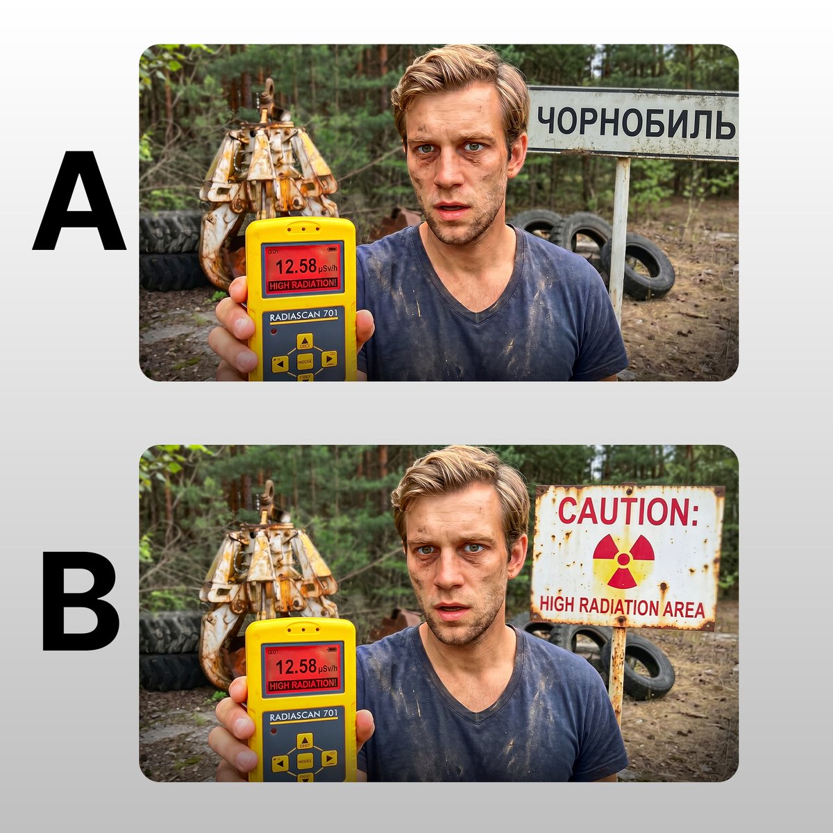 alexandrctr's tweet photo. New Thumbnail🔥
Chernobyl is crazy
AB testing
W or L?
#youtube #thumbnail #thumbnailsdesign https://t.co/wV2rJVIB01