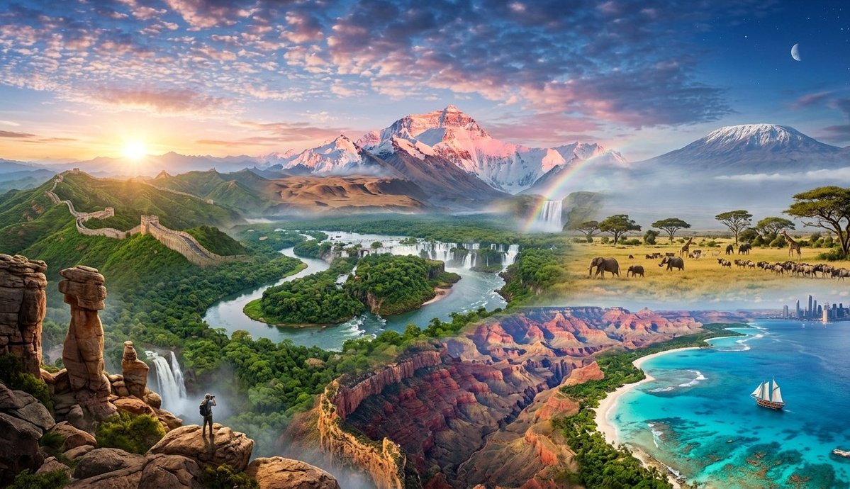 Zinaida_p2's tweet image. A call to see the wonders of the world with new eyes! 

The extraordinary beauty of nature that will amaze you.

 #world #wonders #nature #Trending