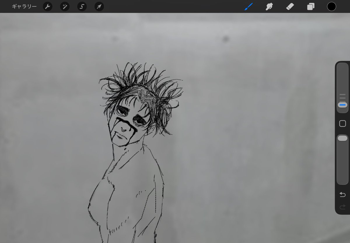 描きたいとこ描き終わって、撃沈
あと首筋見えなくなっちゃうから今のうちに、見なさい😭