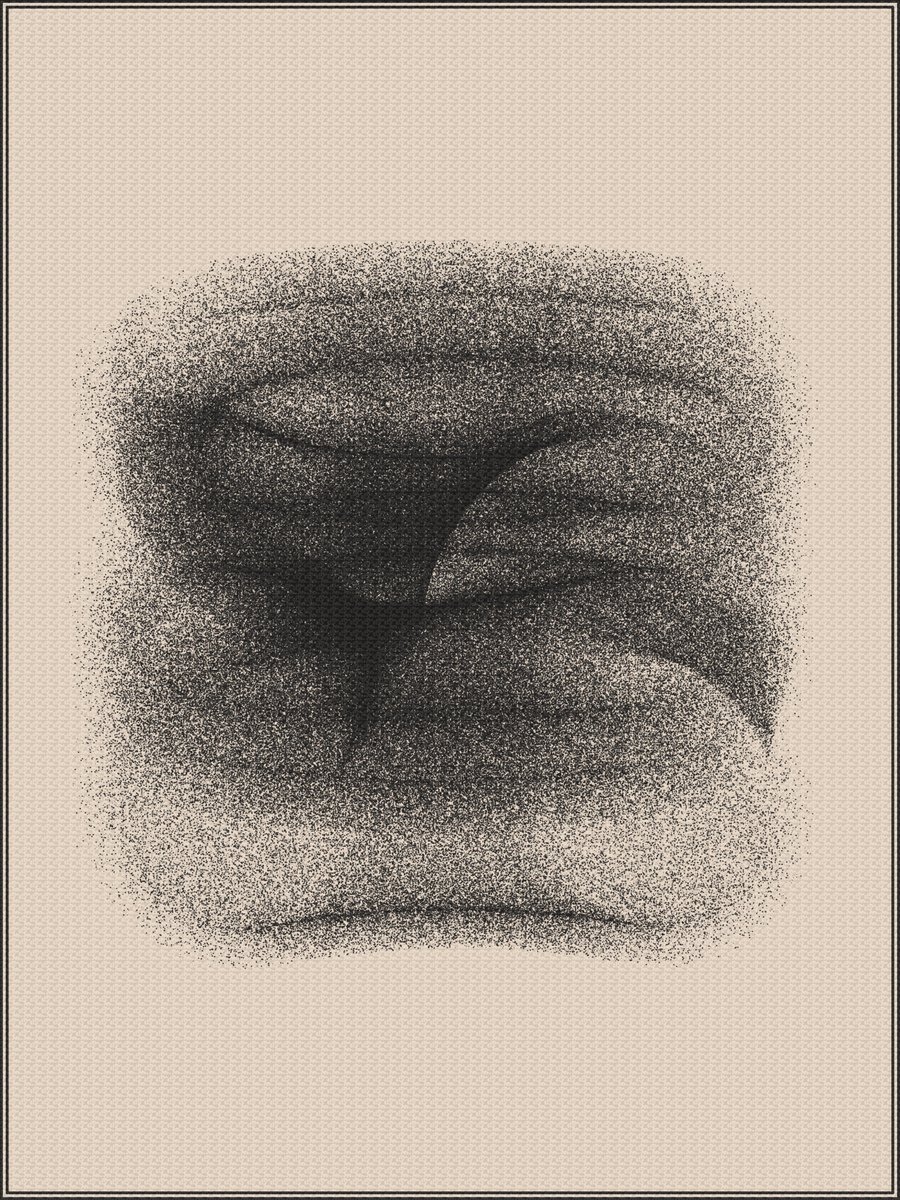 Fernandodevv's tweet image. Gm ☕️

Mareas del Ser II #1
Created with 600,000 tiny 1px circles using JavaScript code. 

Image - 3150 x 4100 px.
1/1 available on Objkt.
objkt.com/tokens/KT1VMGX…
#generativeart