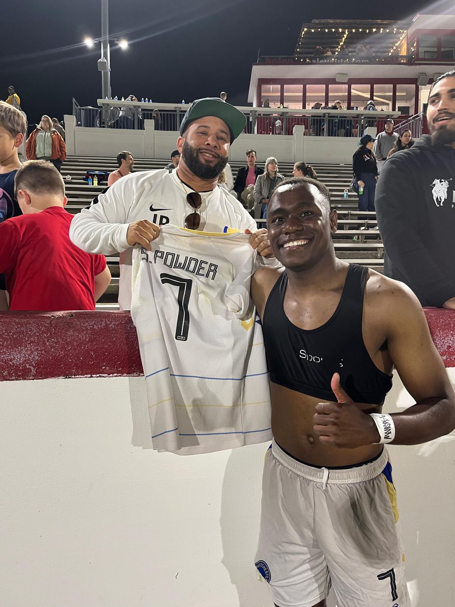 CoachJB9's tweet image. When you get to watch one of your former @UDMSoccer collegiate  players  @spowder01 playing in a pro @USLLeagueOne game with @westchestersc in person! #proudcoach