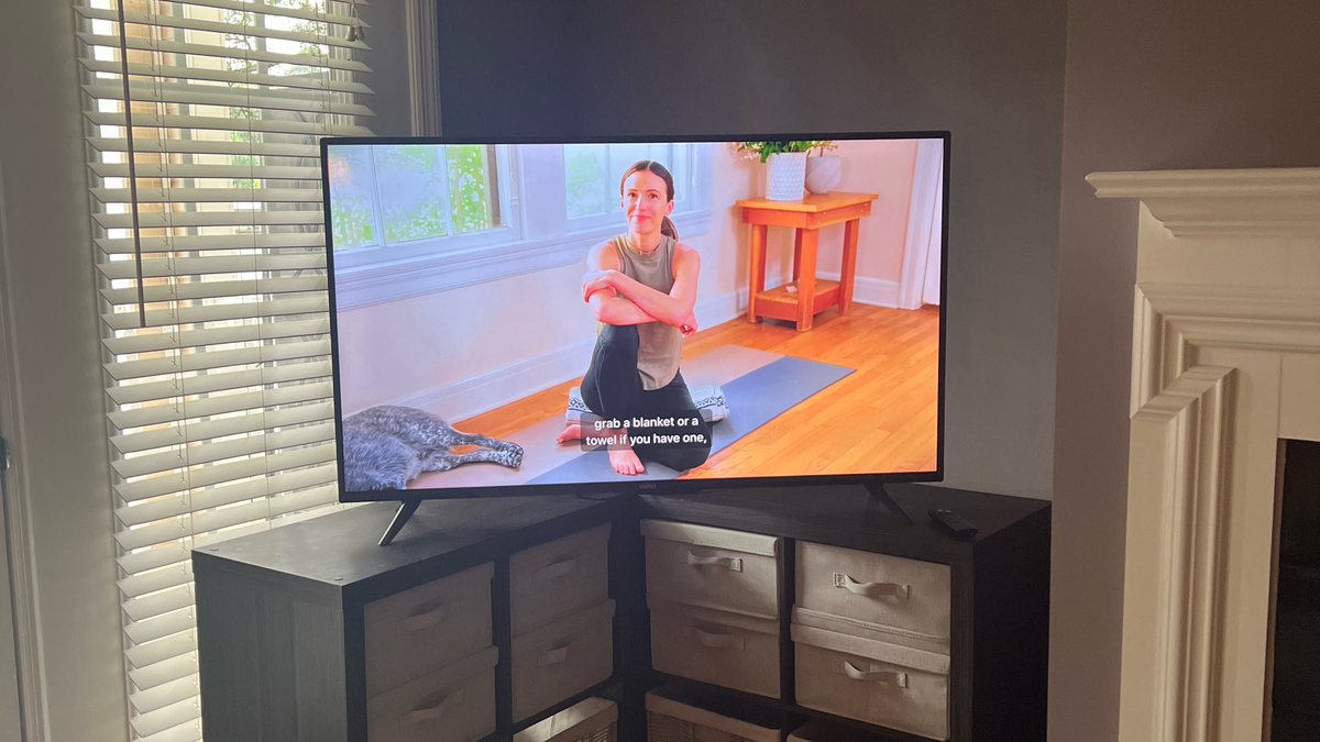 christinekight's tweet image. Just for fun, I tried 10 minutes with Adriene this morning
#Yoga Day 2