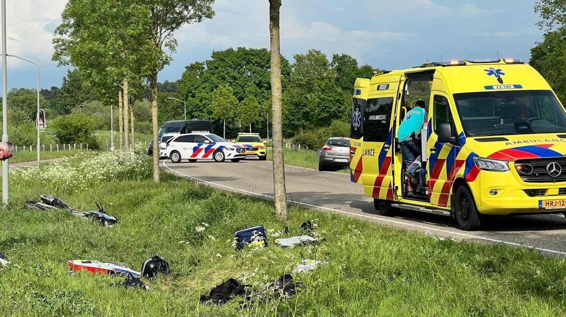 Motorrijder zwaargewond na val in Belfeld