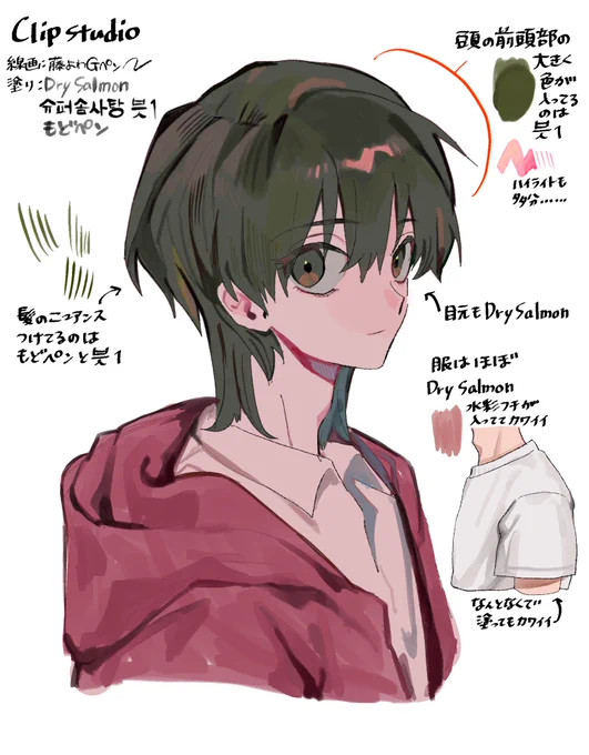 すみません💦上げ直しです。
参考になるか分かりませんが、この絵に使用したペンたちです〜! 