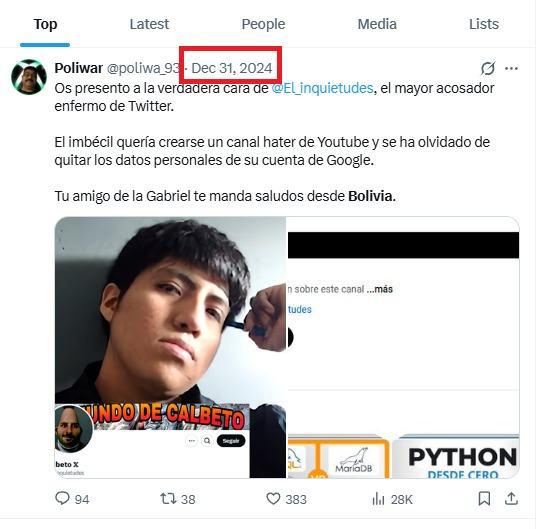 El Show del Carbito Impotente tweet media
