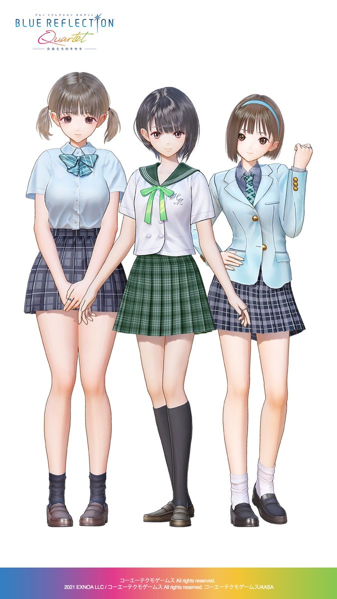 日菜子＆愛央＆こころは
「入れ替えっこ！幻ブルー＆帝グリーン」

先行配信衣装「制服（バディな世界Ver.）」は プレミアムBOXをチェック！

▼ブルリフ9周年記念生放送のアーカイブはこちら
youtube.com/live/krQ4NkdgZ…
#ブルリフQ