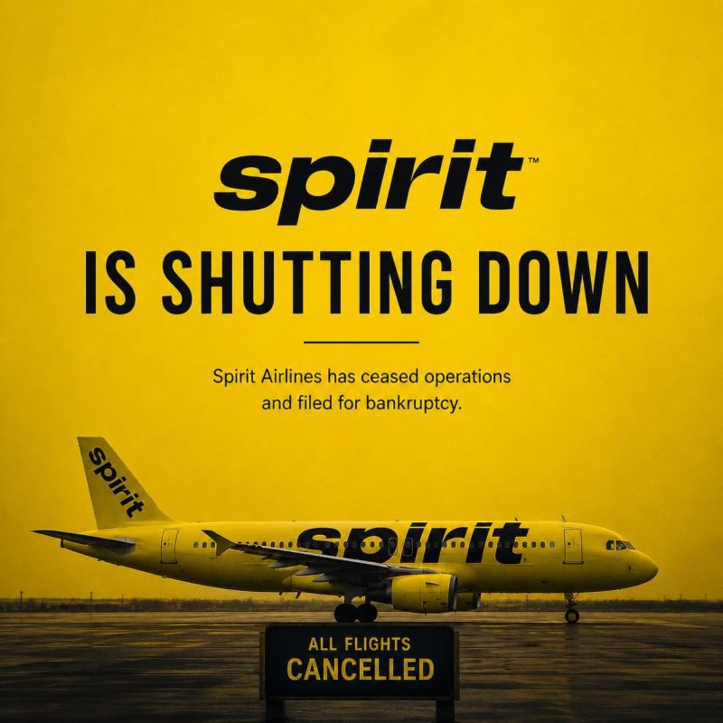 LifeShackAI's tweet image. 17,000 people went to bed Friday with a job and woke up Saturday without one.

Spirit Airlines shut down overnight after a last-minute $500M rescue package fell through.

To every Spirit employee navigating this - LifeShack is here. We'll help you find what's next.
#spirit