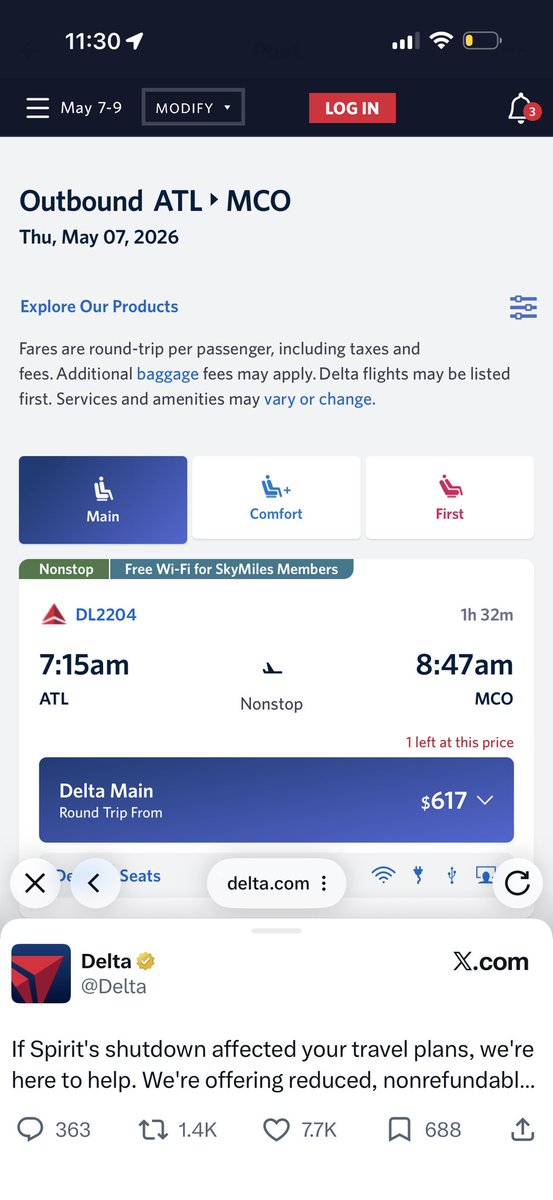 JalenMajor's tweet photo. @Delta @Delta get off my phone https://t.co/DLyRvlwnlV