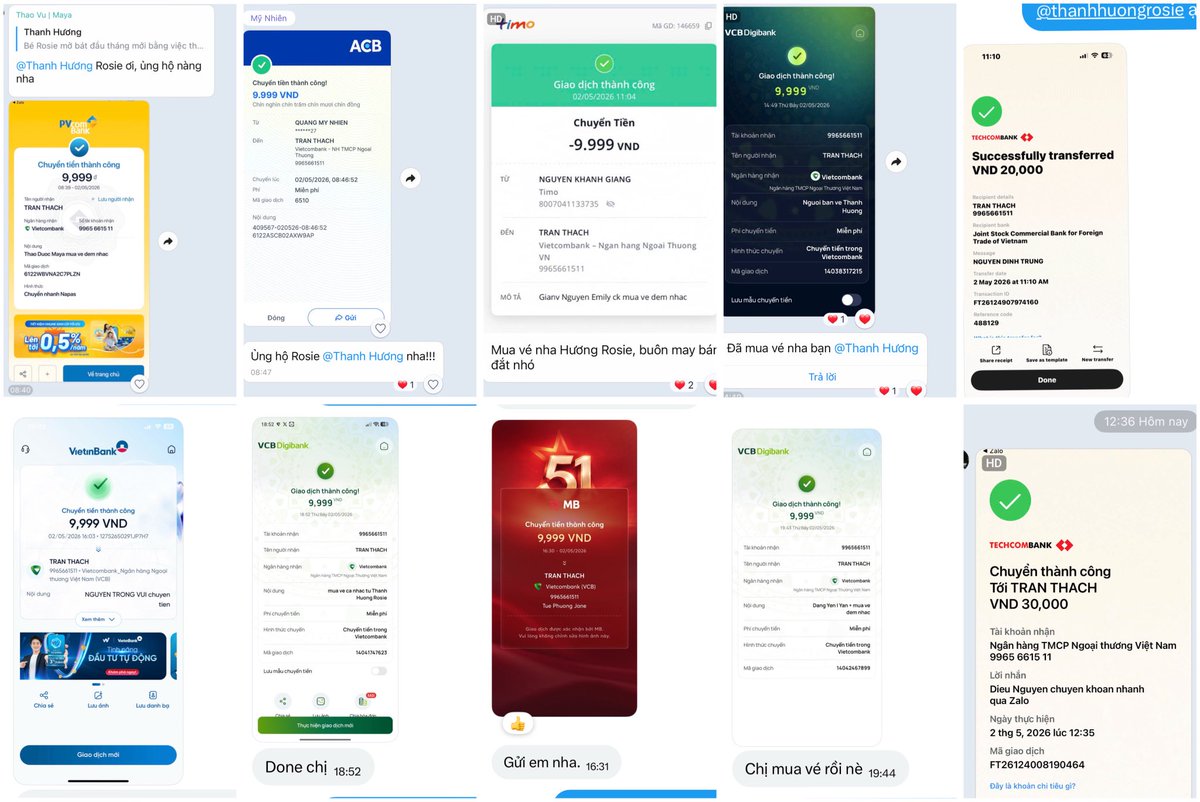 Thanh Hương | Rosie tweet media