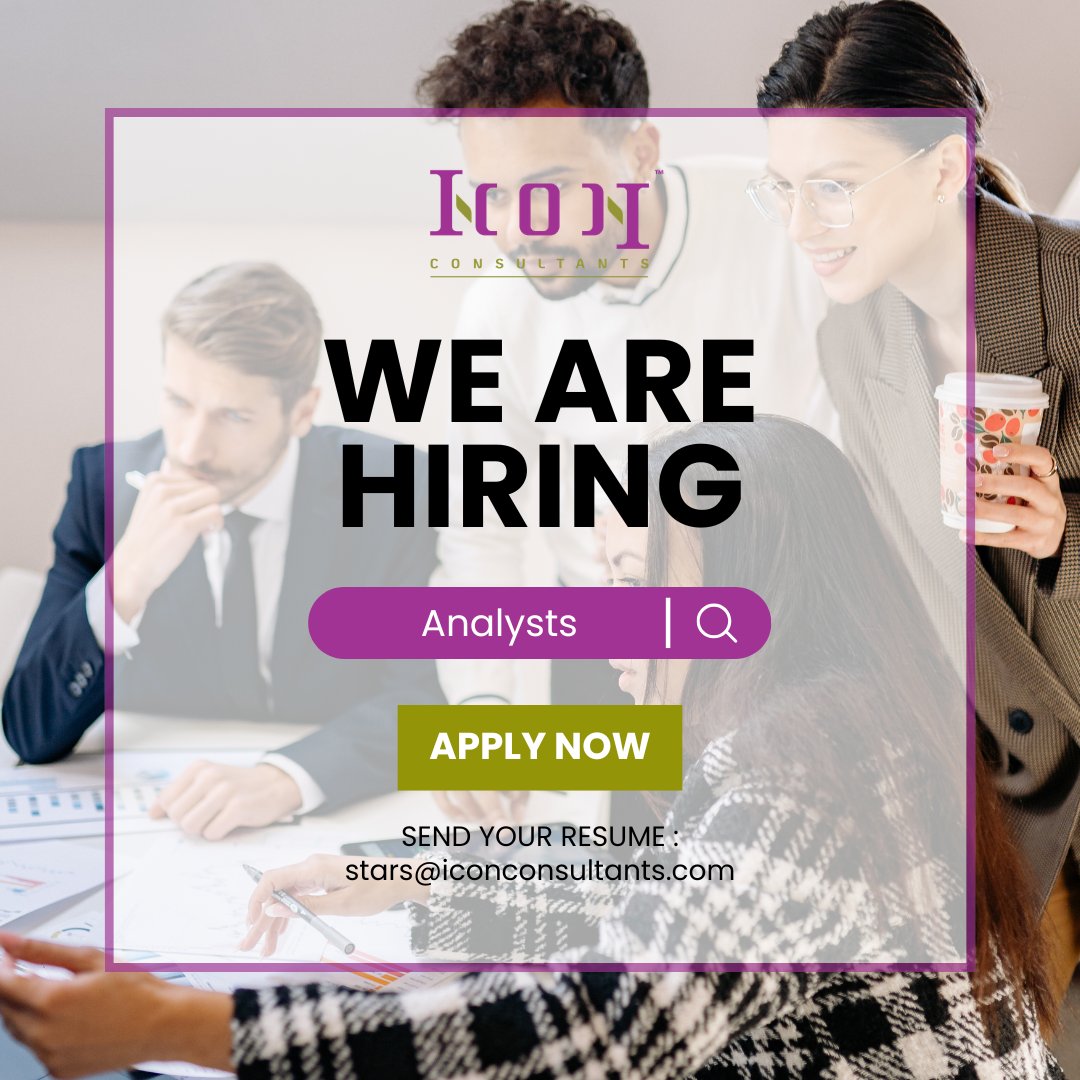 WorkWithIcon's tweet image. We are hiring US-based Analysts in multiple disciplines:
 
▪️1+ year of experience in asset management, fund accounting
▪️Experience working with large datasets and data validation

Apply online at: hubs.la/Q04dcpDJ0
 
#hiring #jobsearch #businessanalysts #analystjobs