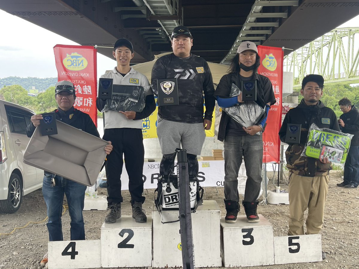 NBC_wakayama's tweet photo. ⭐開幕戦⭐

先日の４月２６日(日)

NBC 陸釣りクラブ和歌山❗️

第１戦👑
『DRESS 』CUP が開催されました😊

詳細は、https://t.co/L35aPVDmq2

今大会の👑
冠スポンサーであるDRESS 様✨️ありがとうございました😃

次回は、６月１４日(日)

第２戦❗️
「GAN CRAFT 」CUP です✨️ https://t.co/gWgmWDMdTH