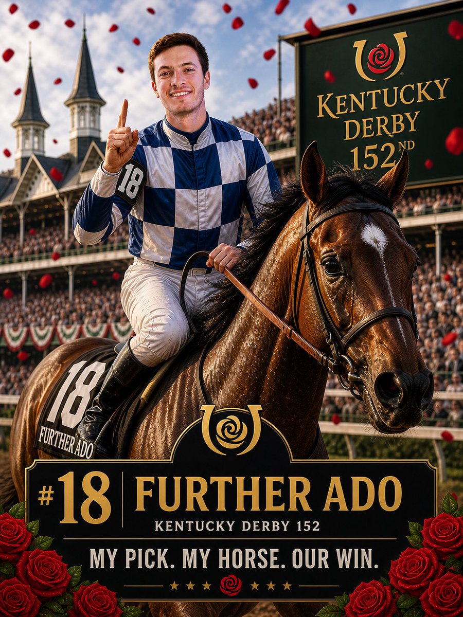 jacksettleman's tweet photo. My pick for the Kentucky Derby

Without…

I’m also playing a 6/18/19 trifecta box. 

Best of luck! https://t.co/e84SmSdopf