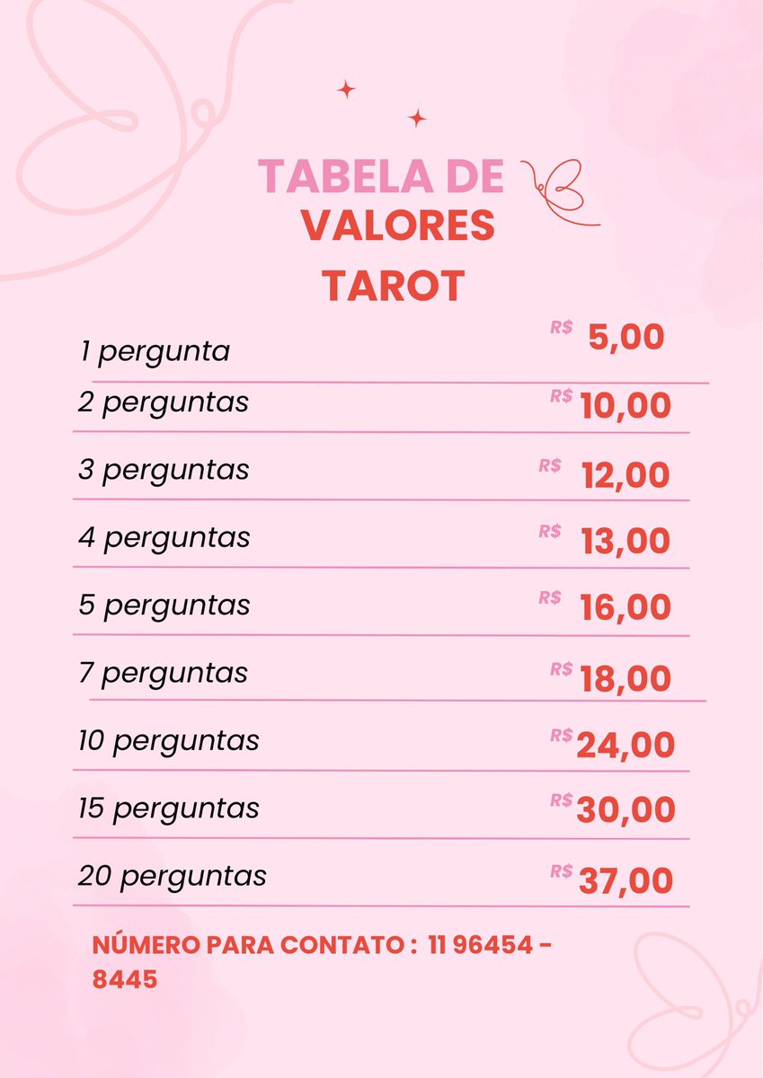 rafaacartomante's tweet image. mesa aberta até 03:00

contato 11964548445

tags: tarot, taro, tiragem, leitura, cartas, tarologa, cartomante, baralho cigano, previsão, oráculos, amorosa, espiritualidade, consulta, bruxa, oraculista, mesa, aberta, reconciliação, geral, amor, #thread, #magictwt, #tarotwt