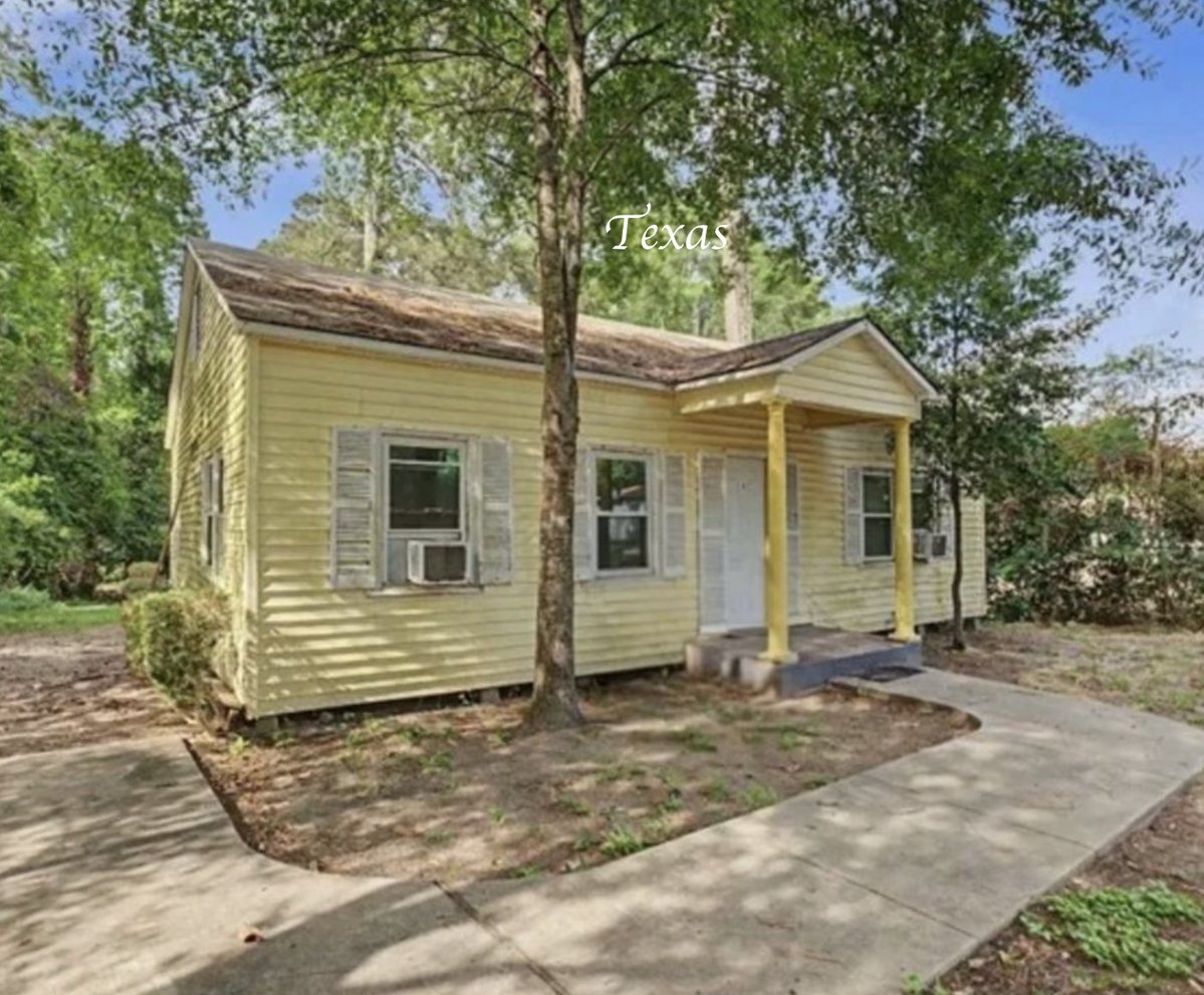 oldhouses100k's tweet image. $78K. #Affordable #Texas cottagewith 3 bedrooms, 1 bath.  oldhousesunder50k.com/small-texas-co…