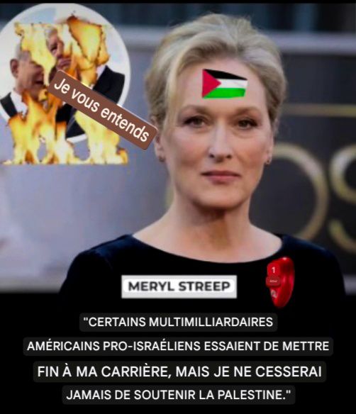 Ceux qui doutent encore de la mainmise du lobby sioniste sur les médias, le cinéma, toute l'information, la culture, la finance, tout ce qui fait marcher le monde moderne... voilà la réponse.