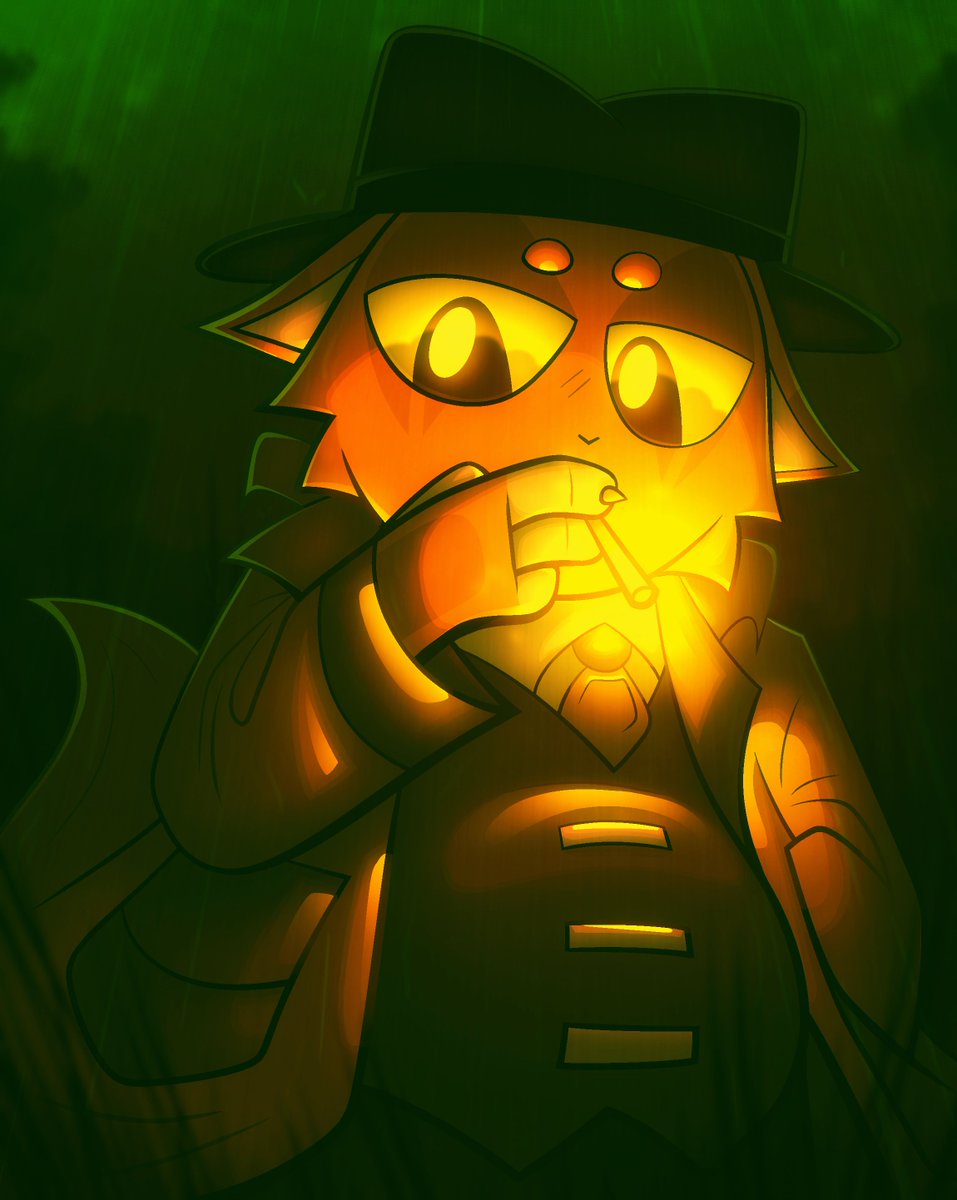 PrettyPeteyy's tweet image. Oswald #art #furry #digital #oc #cat
