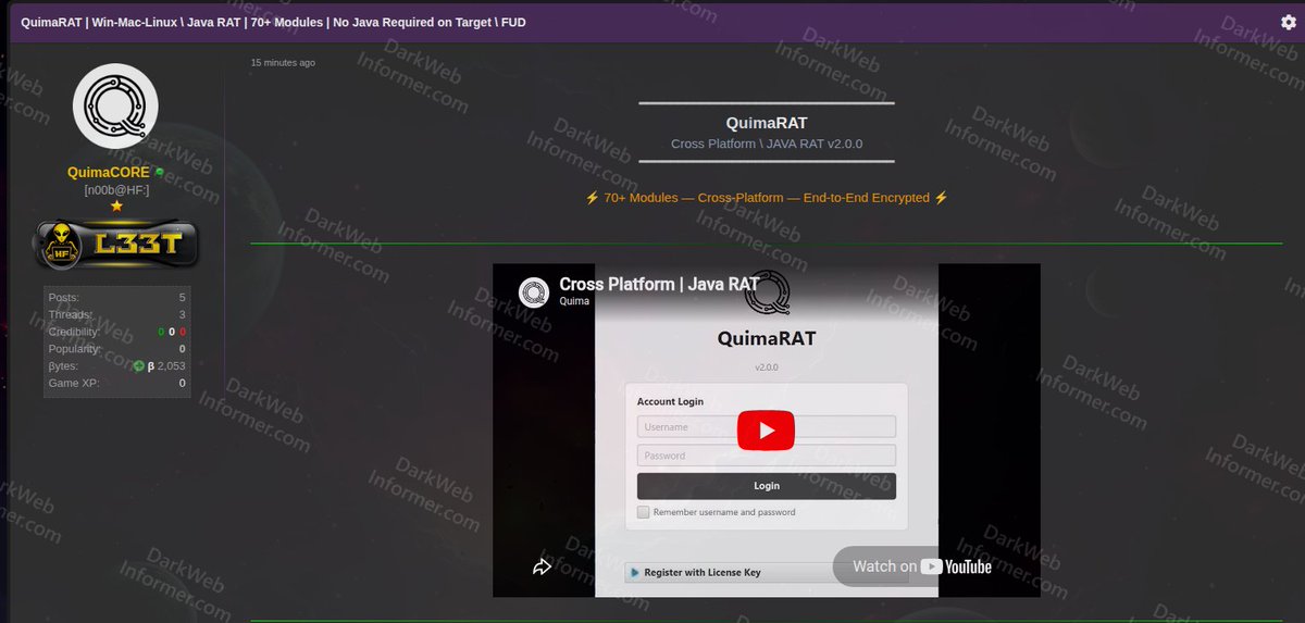 Dark Web Informer tweet media
