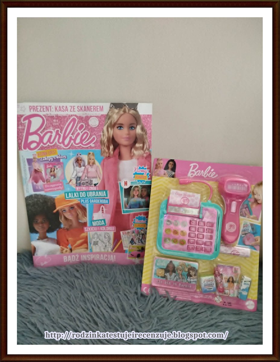Rodzinkatest's tweet photo. Barbie. Magazyn 4/2026 EGMONT
   Gazetka Barbie jest świetną propozycją dla małych dam, które uwielbiają tą postać. Dziś właśnie dzięki EGMONT dzieci będą mogły się cieszyć czasopismem z dodatkiem.
https://t.co/qC7yzWhhKC
@egmontmedia https://t.co/z3KJDdW4pN