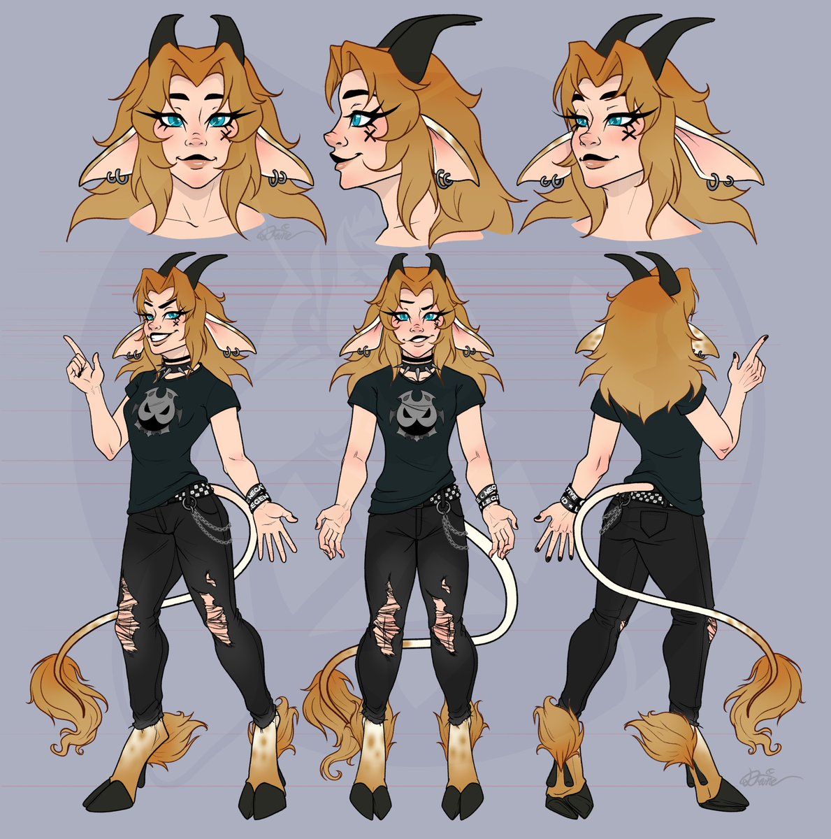 The official character profile for the channel avatar! I hope you all love it as much as I do! Thank you so much to DevineMoonArt for making this!