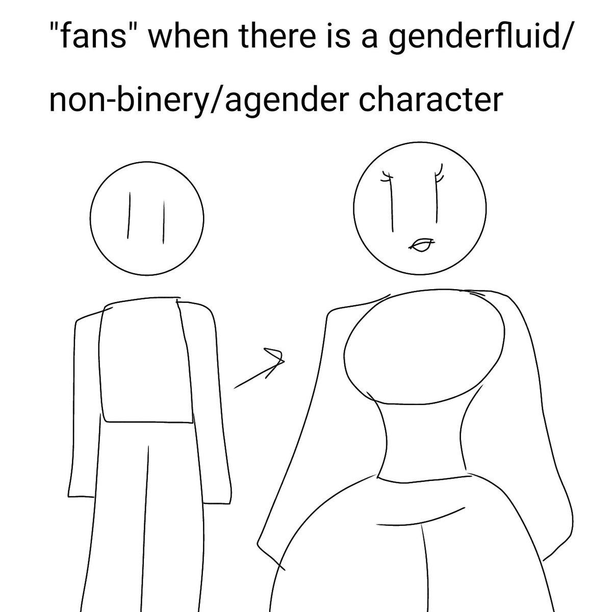 Spade925561's tweet image. I will stick with this till the day I die. You are not a real fan if you do this shit #transumbrella #genderfluid #nonbinary #agender #fandoms