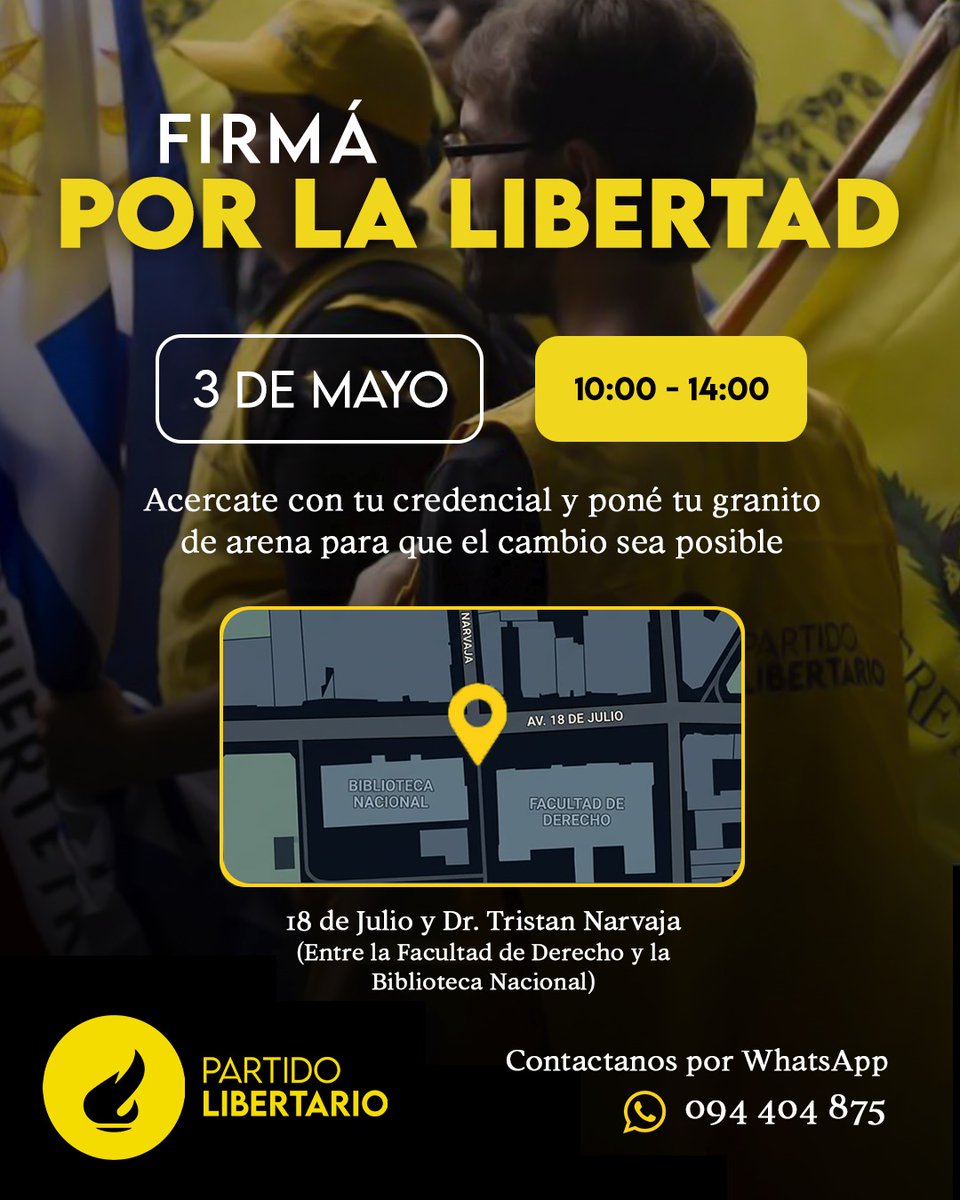 Partido Libertario del Uruguay tweet media