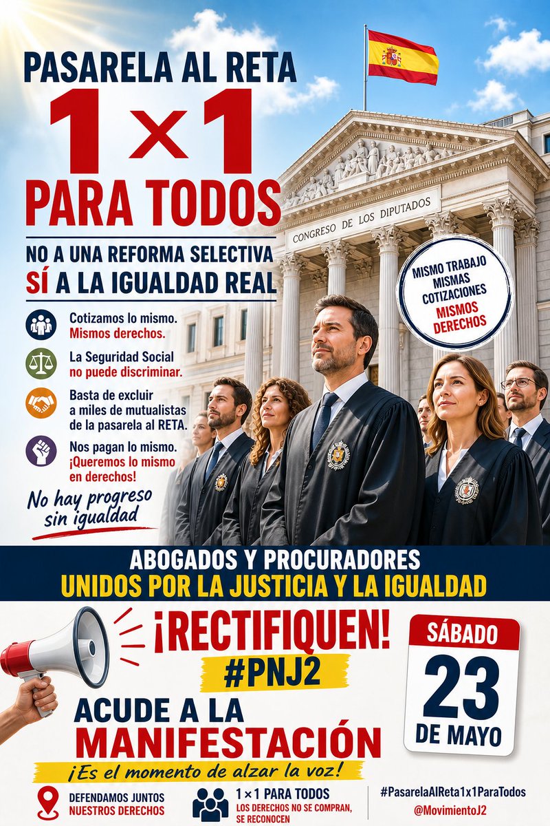 mariaantoniapo3's tweet photo. @sanchezcastejon @mjmonteroc Sr Pte; dice q "hay partido" y pide ¿movilización? ¡¡¡100000 prof atrapados en Mutualidades fallidas x falta de control del Estado saldrán el 23M a recordarles la in¿coherencia? de la PL del @Gpscongreso con arts 14, 41 y 50CE ¡ Velen x Igualdad Social y Justicia con #PN2 !!! https://t.co/ork38lRbEm
