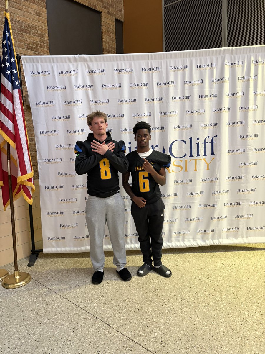 braydengammel's tweet photo. Had a good day up at @BriarCliffFB thank you for the junior day invite! @CoachKoziol @RingsNthingsCA @TerrenceMackey2 @Ciondr3 https://t.co/8usNWuXetL