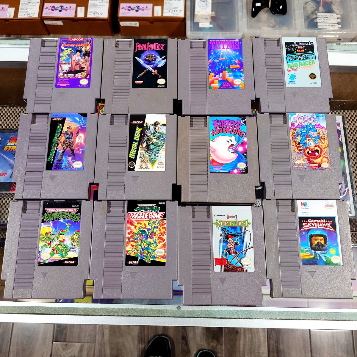 Game_Realms's tweet image. We got in #Nintendo #NES video games in stock at Game Realms in Burbank California!

We ship in USA! Come buy and &amp;amp; sell video games and gaming consoles.

#Kirby #finalfantasy #metalgearsolid #tmnt
