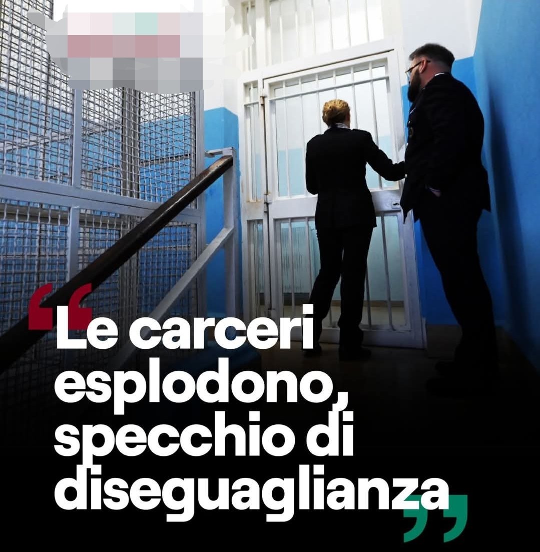 Le carceri italiane registrano livelli di sovraffollamento superiori ai limiti, con effetti evidenti sulla condizione di vita dei detenuti e dei penitenziari. 
Incide sulla qualità della pena e sulla possibilità di attuare il principio costituzionale della funzione rieducativa.