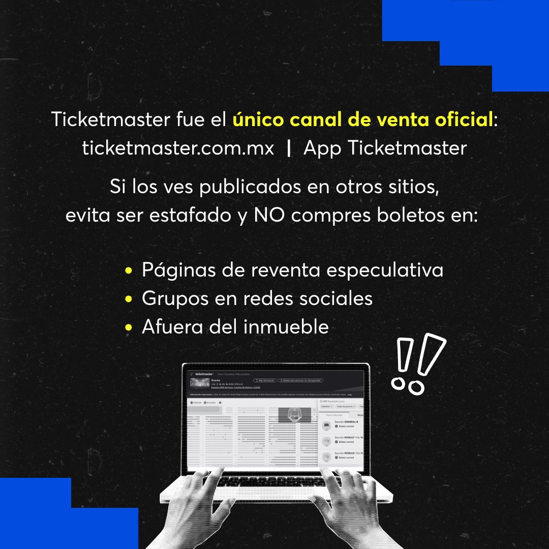 Ticketmaster México tweet media