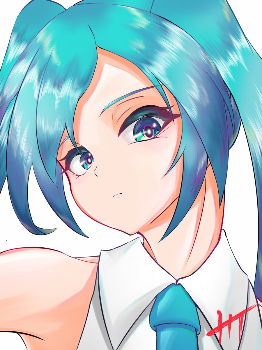 Kaillust's tweet photo. #初音ミク　#イラスト　#illustration https://t.co/w4VBYeDH2g