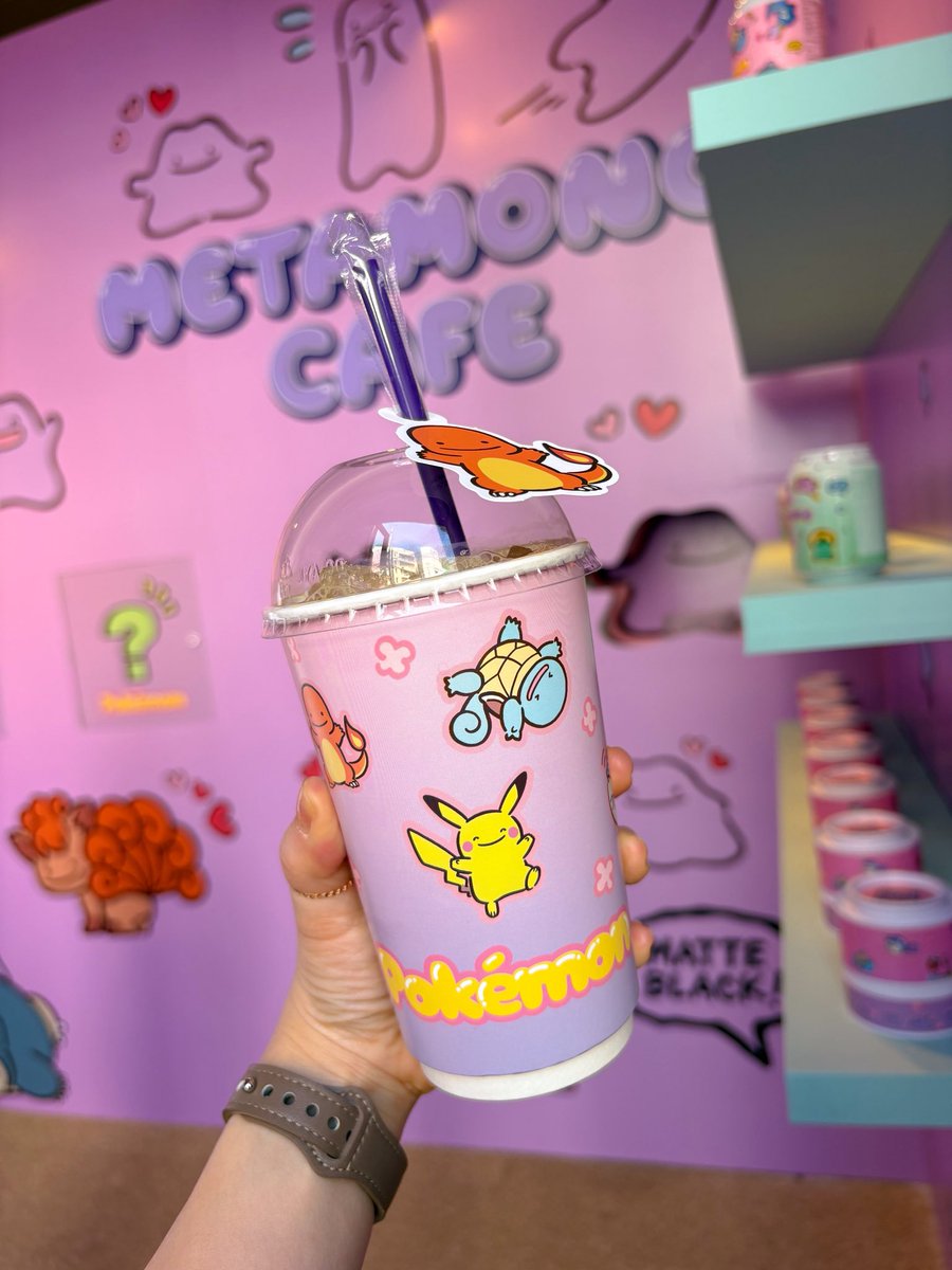 AndyTheNguyen's tweet photo. Pokémon &amp; Matte Black Coffee presents: Metamong Café (aka Ditto Café).
 
A limited-time activation running now through June 21st — and you don't want to sleep on this one.
 
📍 Seoul, Korea
🗓️ Now – June 21st
⚡ Only at Matte Black Coffee https://t.co/blSkWRPjxO