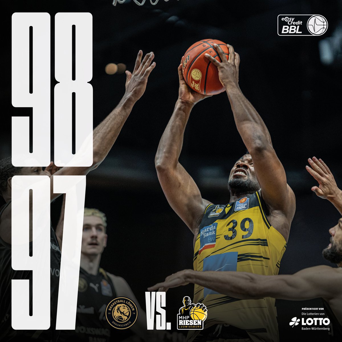 MHP_RIESEN's tweet photo. War das knapp &amp; ist das bitter! Gegen unermüdlich kämpfende Braunschweiger sind wir insgesamt 'nen Ticken schwächer und verlieren einen Thriller nach Verlängerung. 

📸: Christian Schlüter | #BRALUD https://t.co/wT7Ua0O8aB