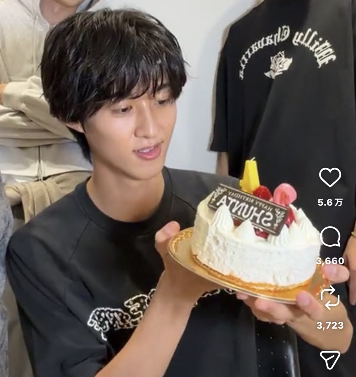 milky_daichan_'s tweet image. 舜ちゃん24歳おめでとう❤️✨
#しゅんた24歳たいせつすぎて滅  ＃曽野舜太 #MILK