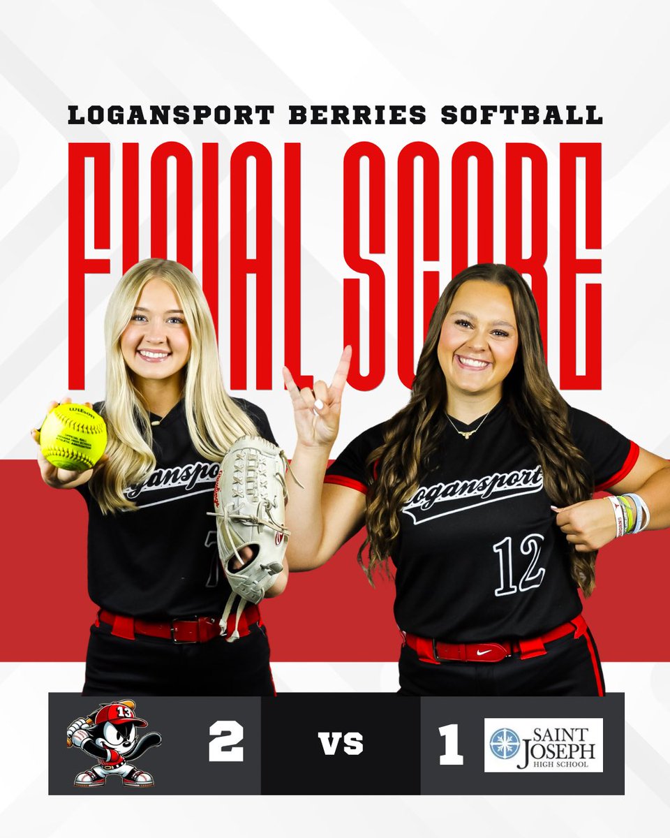 <a href="/logansport_sb/">LHS Softball</a> Earns the 2nd W going 2/0 on the day against South Bend St. Joe. <a href="/cortez71342/">Bianca Cortez</a> stole home to take the lead in game 2. I had 30 SOs on the day!
<a href="/PT_Wicker/">Beau Wicker</a> <a href="/LHS_Berries/">Michael Miller</a> <a href="/No1BerryFan/">Michele Starkey</a> <a href="/Berry_Athletics/">Logansport Berries</a> <a href="/Brian_Haenchen/">hank 🇰🇷</a> <a href="/TexasSoftball/">Texas Softball</a> <a href="/SCAIndiana/">Softball Coaches Association of Indiana</a>