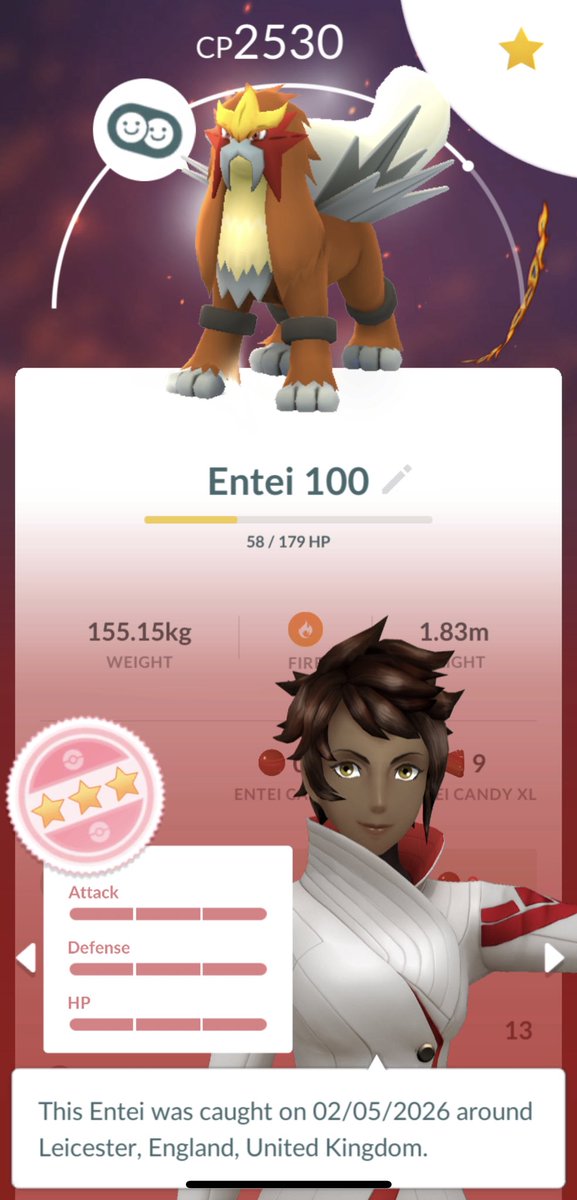 markfawkes123's tweet image. Two raids: one shiny, one hundo! ✨💯 

#PokemonGo #ShadowEntei 
#GottaCatchEmAll