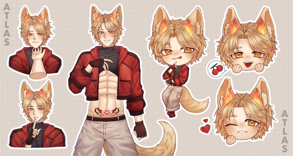 Atlas ❤️‍🔥🦊 | Fennec Kitsune tweet media