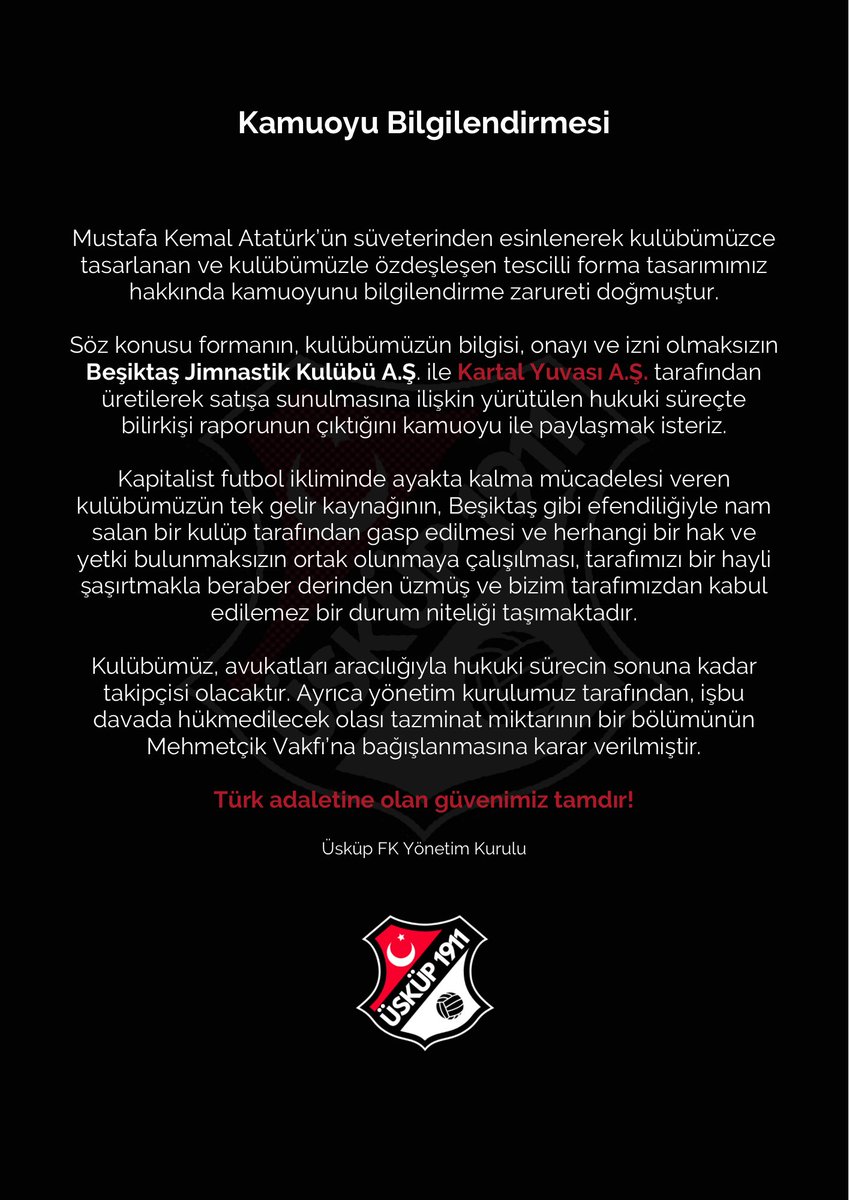 Üsküp FK tweet media