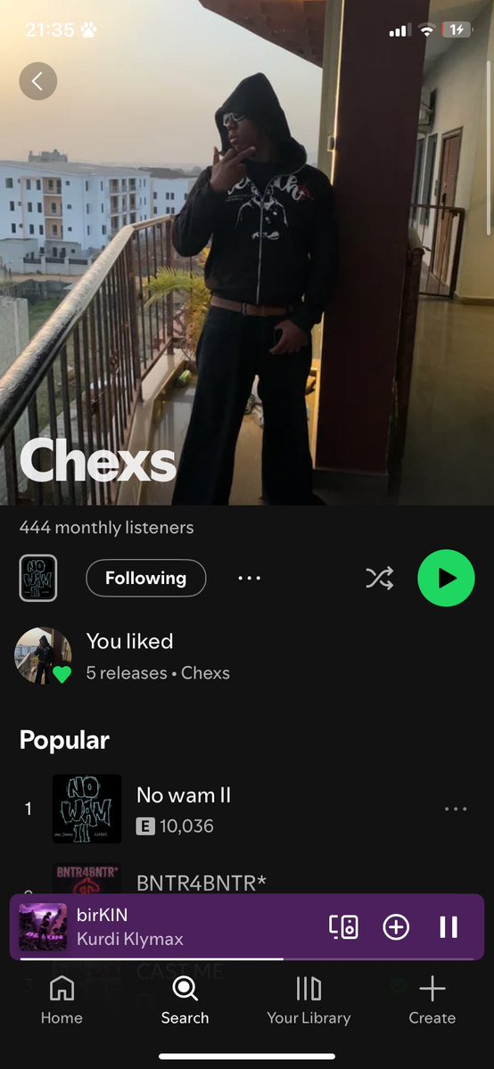 iamchexs's tweet image. My first 10k streams, All glory be to God 🙏 #milestone