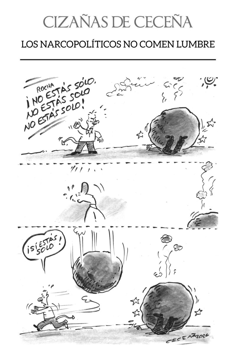 GilbertoCecenaN's tweet image. Cizañas de Ceceña:
LOS NARCOPOLÍTICOS NO COMEN LUMBRE
#carton #cizañasdececeña #gilbertoceceña