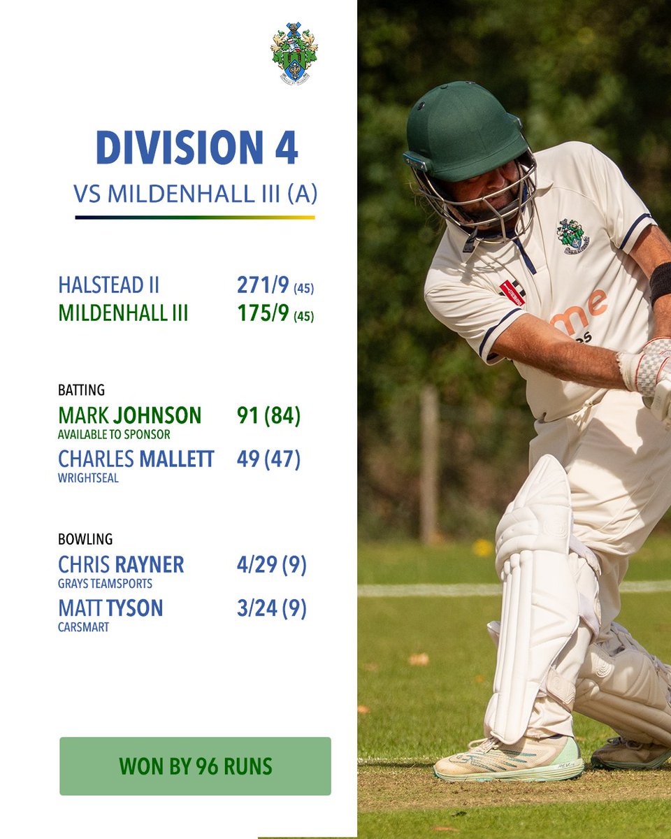 Halstead Cricket Club tweet media