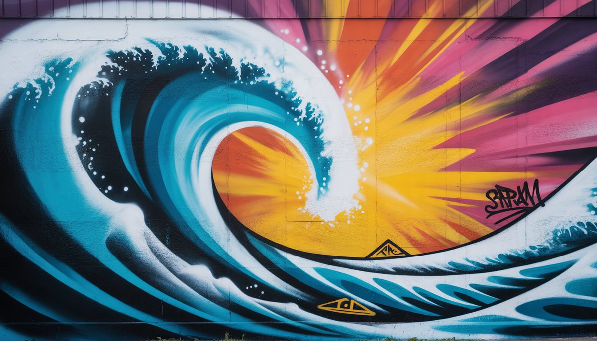 surfreportbr's tweet image. A arte encontra o surf,

e a parede vira onda perfeita 🌊🎨

Cores que explodem, linhas que fluem e a essência do mar no concreto urbano.

#SurfReport #StreetArt #SurfArt #Graffiti #WaveArt #UrbanSurf #ArteUrbana #SurfLife #OceanVibes #WaveCulture