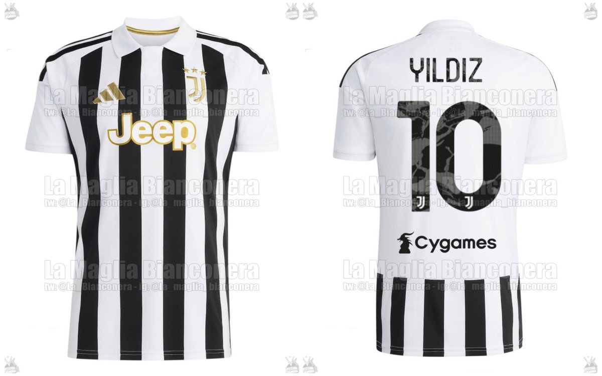 La_Bianconera's tweet photo. 💥 Anteprima: dopo quelle a maniche lunghe, ecco le immagini ufficiali della maglia Home #Juve 26/27 a maniche corte, versione replica (praticamente identica alla nostra ultima proiezione)! #JuJersey https://t.co/g4Y2uloHsF
