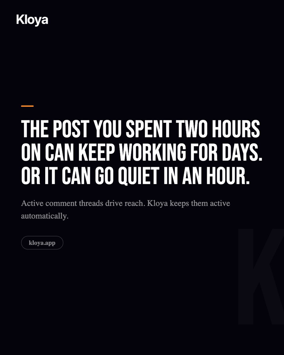 KloyaApp's tweet photo. Every question in your DMs is a customer who nearly bought.

Kloya answers them instantly in your brand voice, using your product knowledge. 24/7.
#Kloya #InstagramMarketing #DMAutomation #BrandMarketing #ContentCreator https://t.co/xAMmKPjsIt