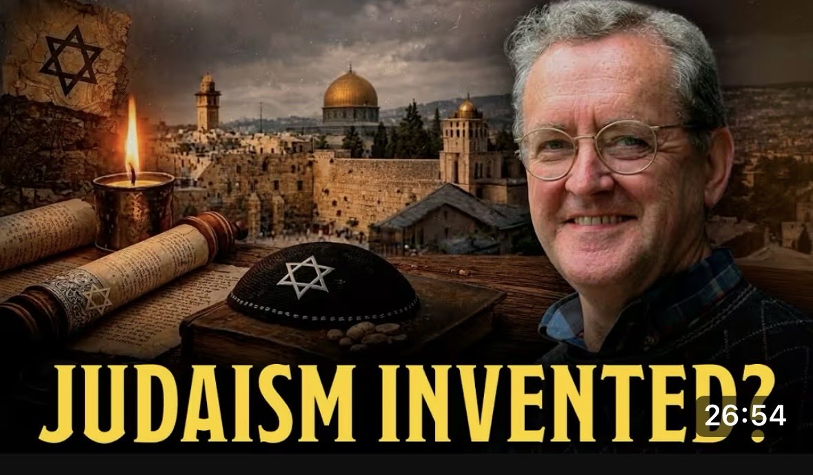 jrafati's tweet photo. @WassonWatch The Invention of Judaism? Yale Professor Dr. John J Collins

https://t.co/nJQP9pQA2s https://t.co/UmdO2hhSQz