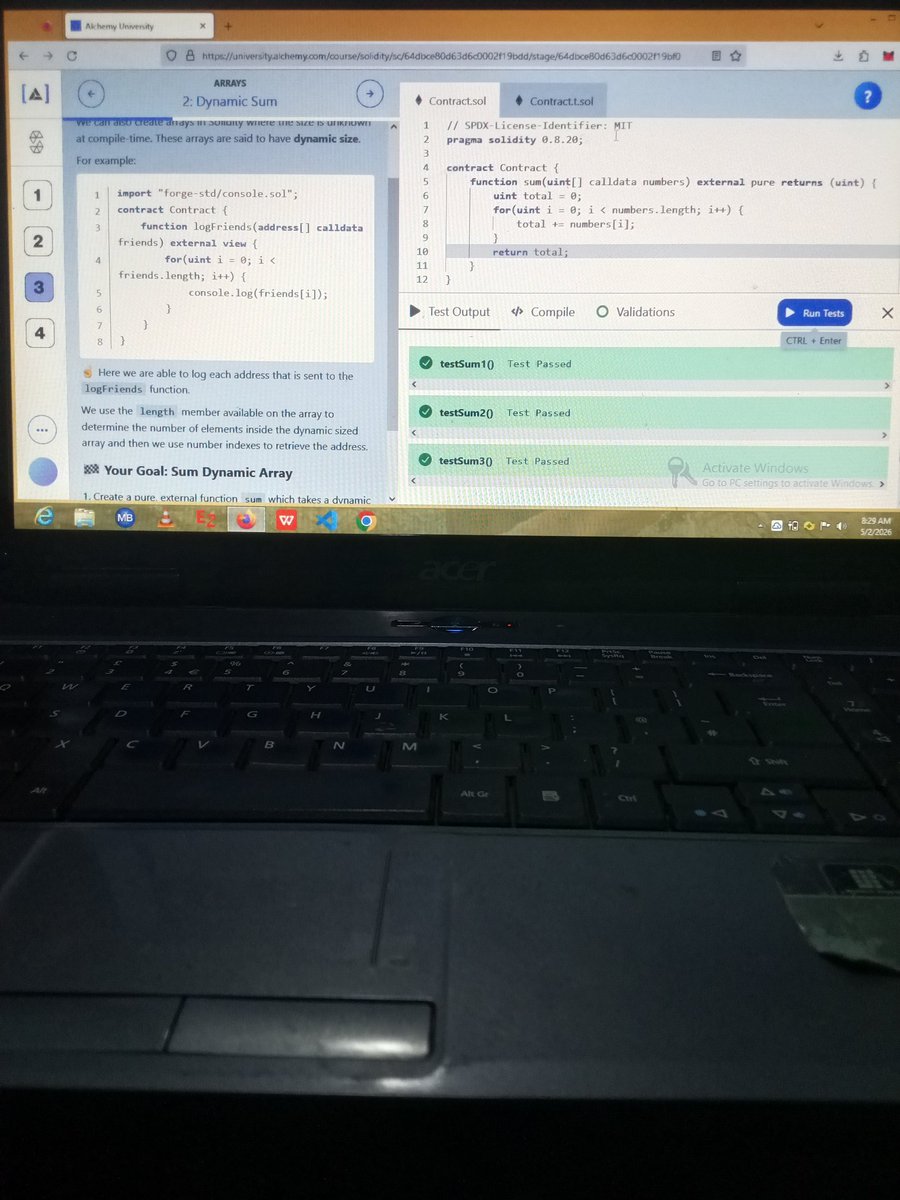Japhet_Makolo's tweet image. Another day learning Solidity...💪...

#web3
#webdev
#webdeveloper
#webdevelopment
#solidity
#smartcontract