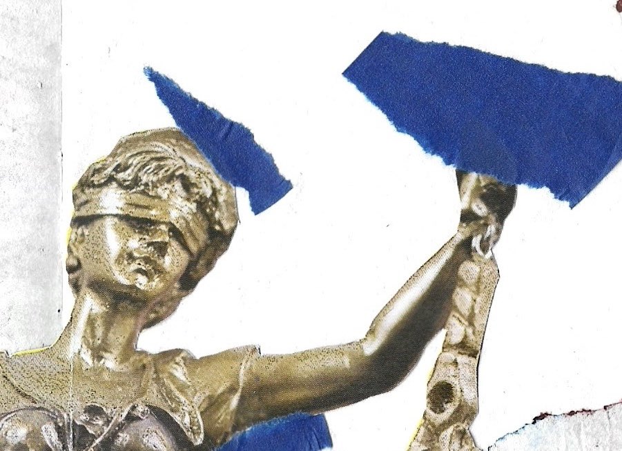 httydrawstuff's tweet photo. makeshift liberty. | mixed media notebook scan. #artwork #mixedmedia https://t.co/FwMLrnY3fS