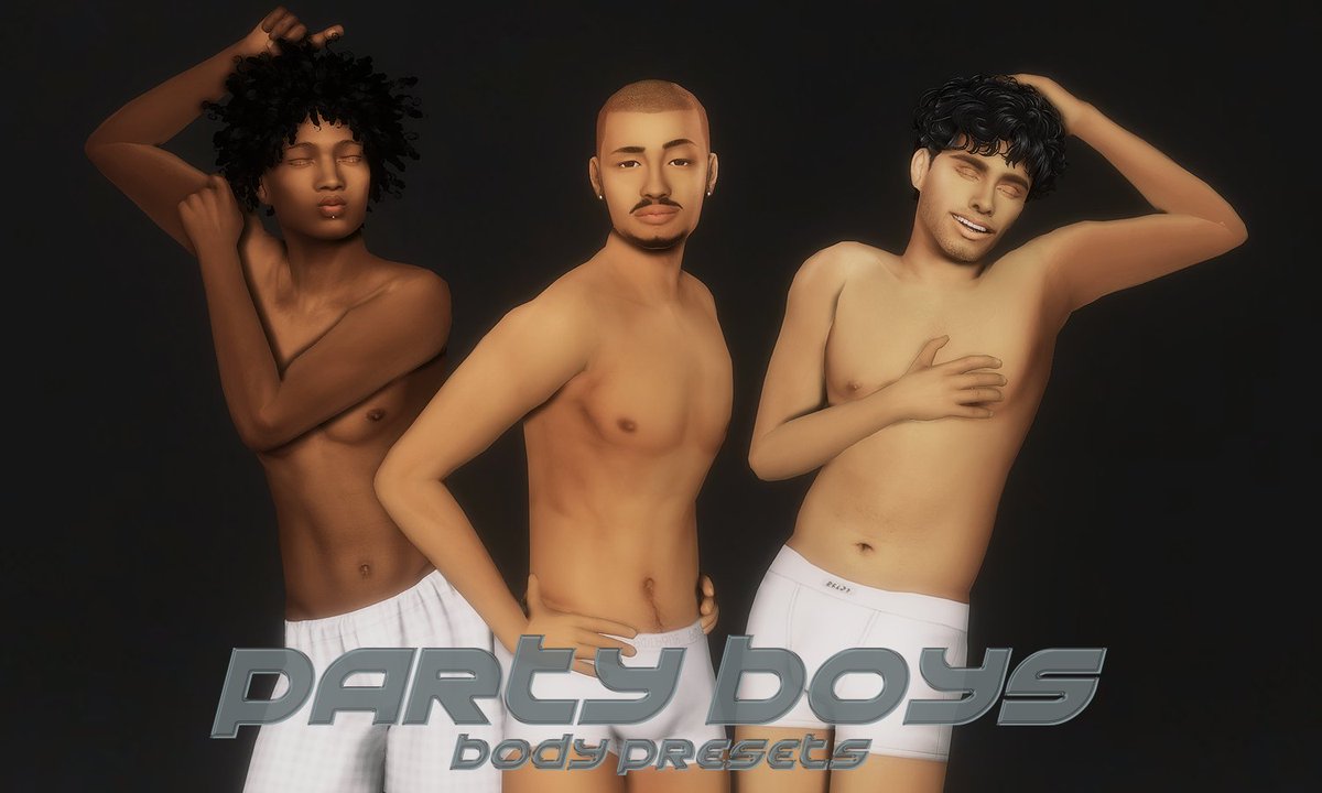 hi_lands's tweet photo. 3 male body presets now free on my patreon (link in bio) <3 https://t.co/1soS4erQuz